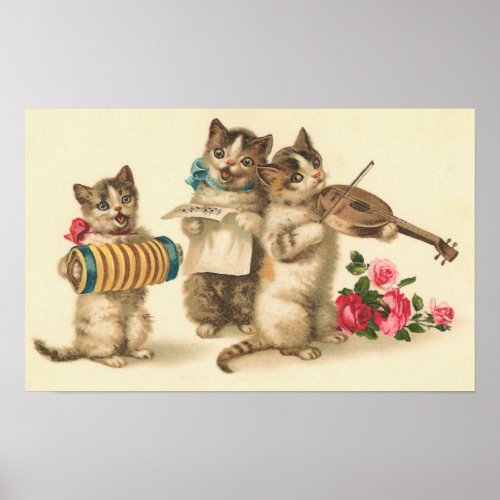 Kitty Chorus Print