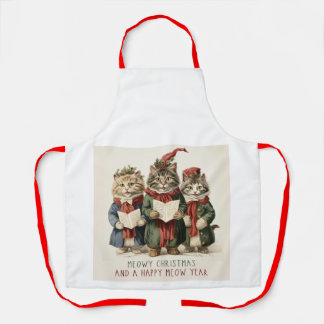 Kitty Christmas Apron