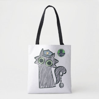 Kitty Cop – Purrtect & Serve Tote Bag