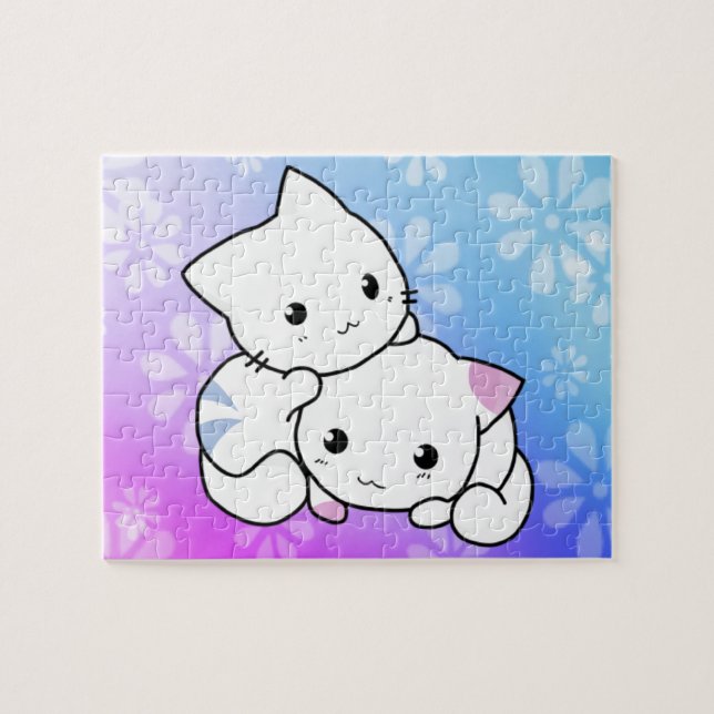 Kitty Cuddle Jigsaw Puzzle (Horizontal)