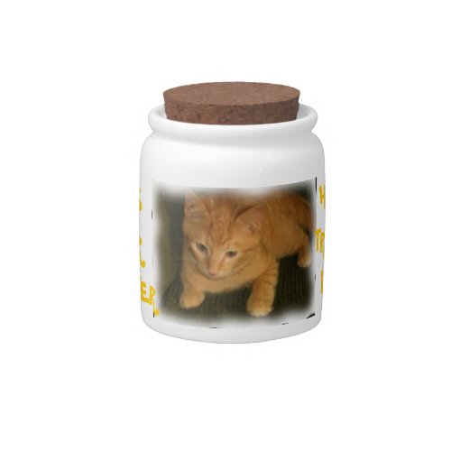 Kitty DIS JAR BETTER HAVE TREATS IN IT Candy Jar