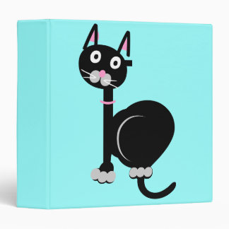 Kitty Doodle 3-Ring Binder