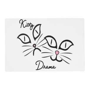 Kitty Drama Placemat