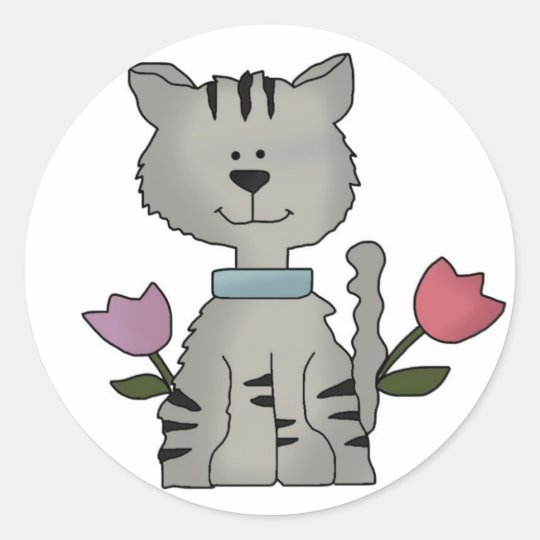 Kitty Envelope Stickers