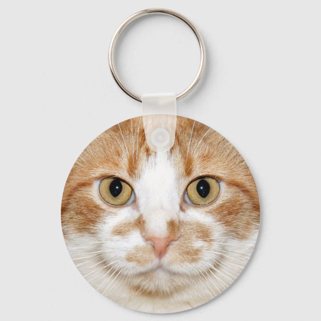 Kitty face keychain (Front)