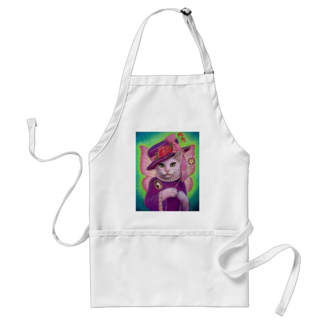 Kitty Fairy Godmother Adult Apron (Front)