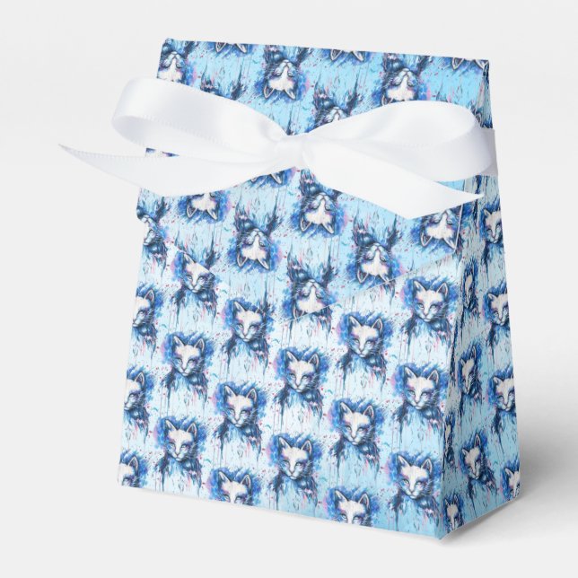 Kitty Favor Boxes (Front Side)