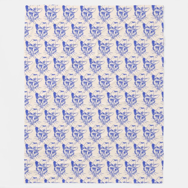 Kitty Fleece Blanket (Front)