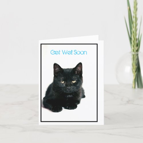kitty Get Well Soon Card