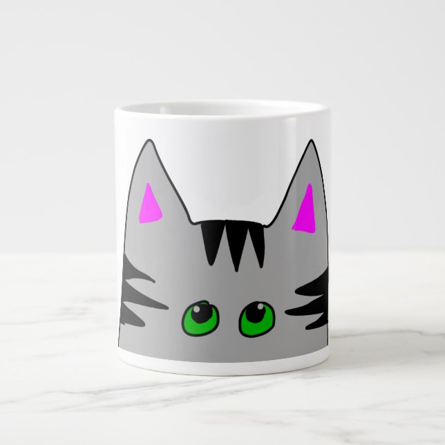 Kitty  giant coffee mug (Front)