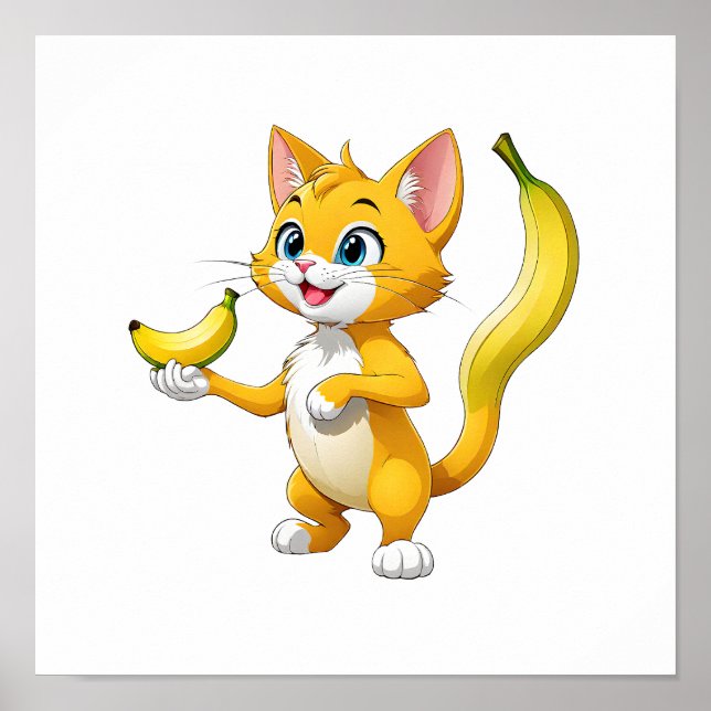 "Kitty Goes Bananas" Poster (Front)