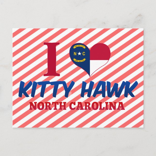 Kitty Hawk, North Carolina Postcard (Front)