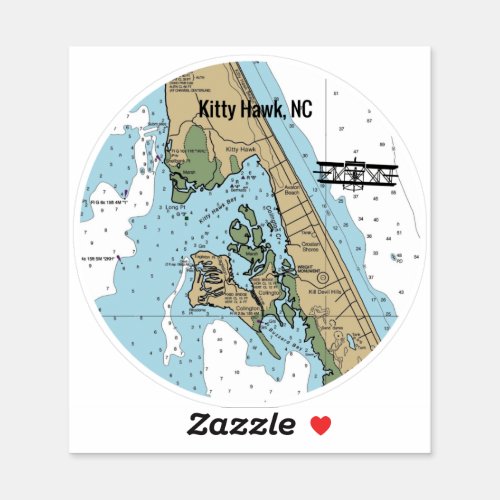 Kitty Hawk North Carolina Sticker