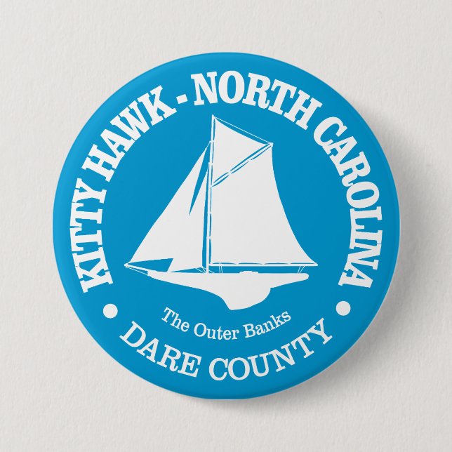 Kitty Hawk (sloop) Button (Front)