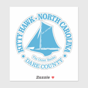 Kitty Hawk (sloop) Sticker