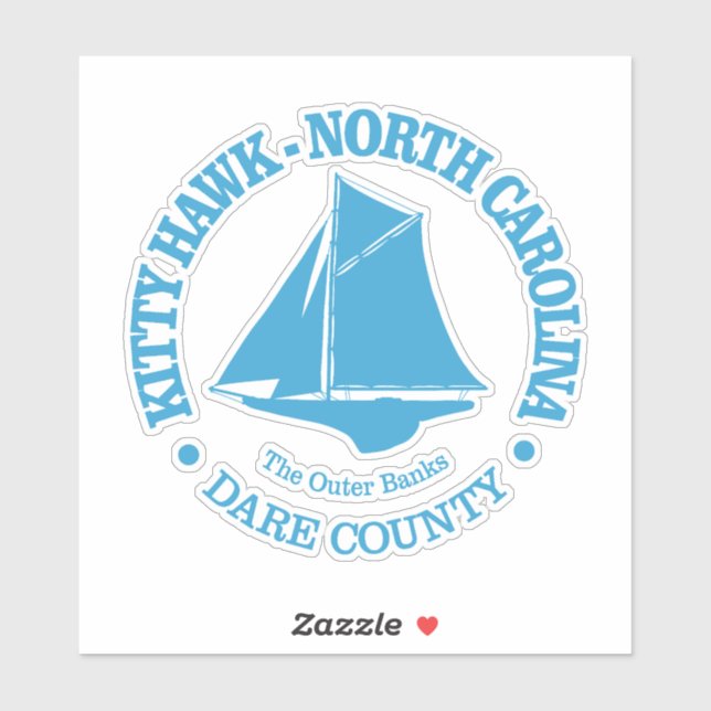 Kitty Hawk (sloop) Sticker (Sheet)