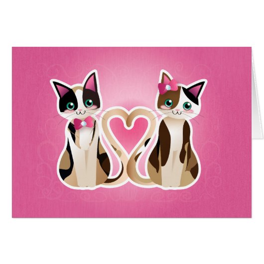 Kitty heart-calico ver-card cards (Front Horizontal)