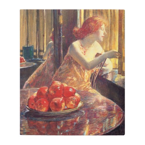 Kitty Hughes Beautiful American Red_Haired Woman Metal Print