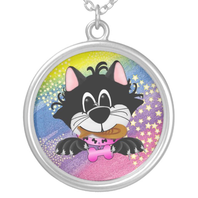 Kitty Hungry Necklace (Front)