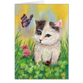 Kitty in Clover Patch (Front)