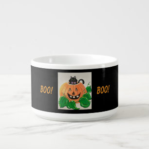Kitty in Pumpkin Bowl