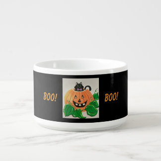 Kitty in Pumpkin Bowl