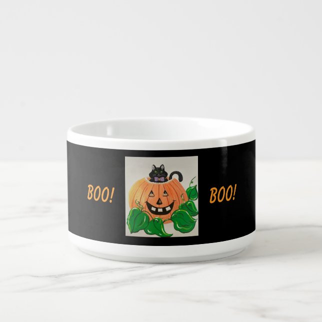 Kitty in Pumpkin Bowl (Center)