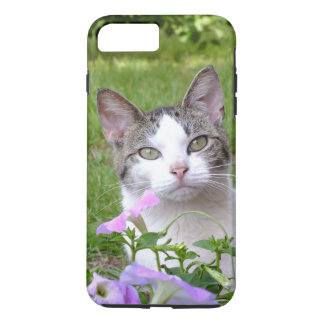 Kitty in the Flowers iPhone 7 Plus Case