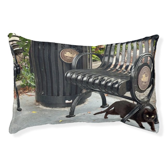 Kitty in The Park Pet Bed (Front)