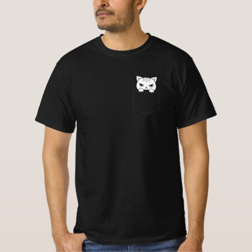 Kitty in the pocket fun T_Shirt