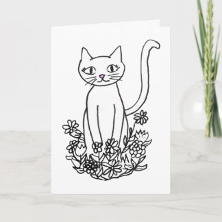 Kitty is Sitting Pretty Card