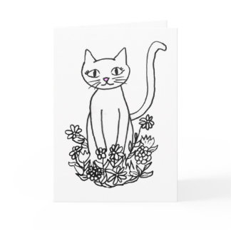 Kitty is Sitting Pretty Card