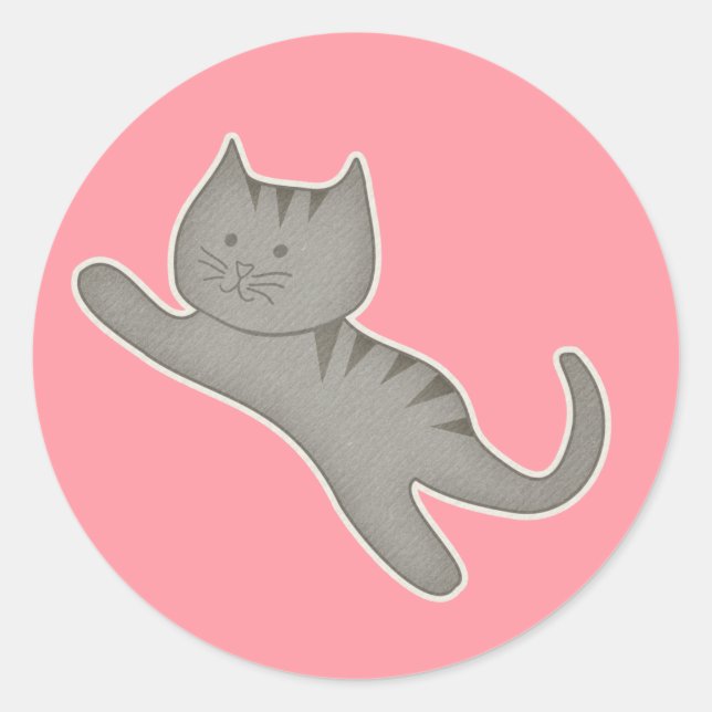 Kitty Kat Sticker (Front)