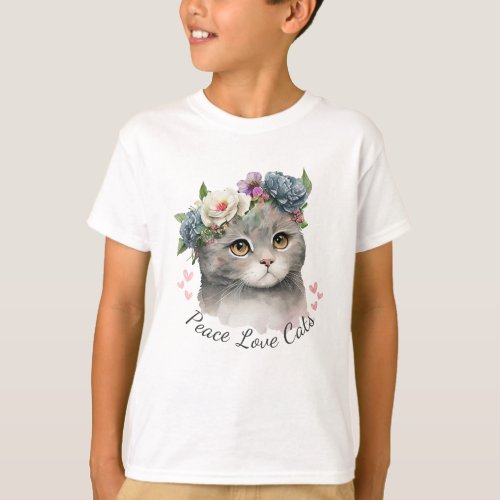 Kitty kids t_shirt 