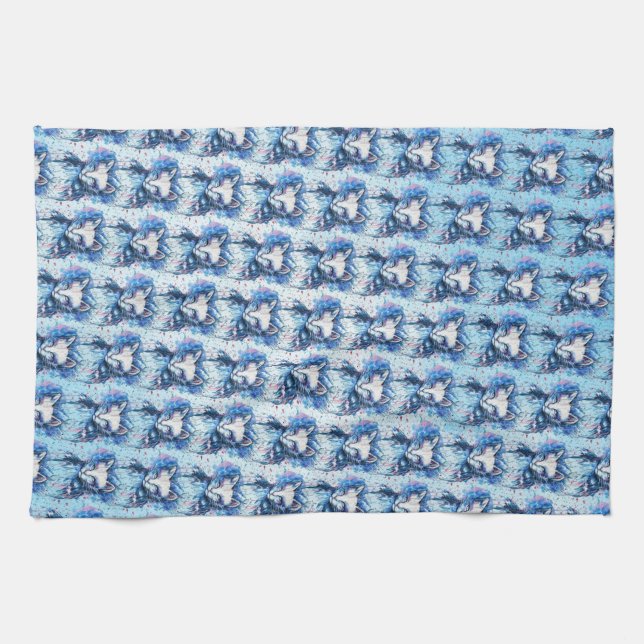 Kitty Kitchen Towel (Horizontal)