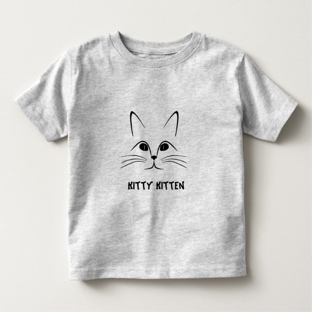 kitty kitten  toddler t-shirt (Front)