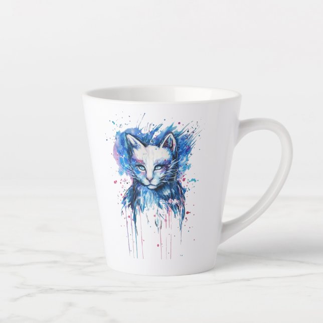 Kitty Latte Mug (Right)