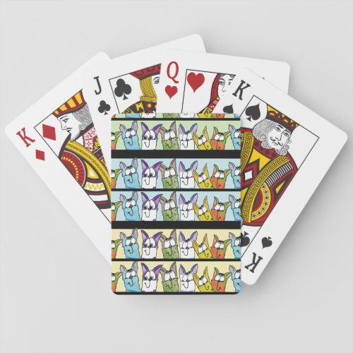 Kitty Lineup_Colorful Cats Playing Cards