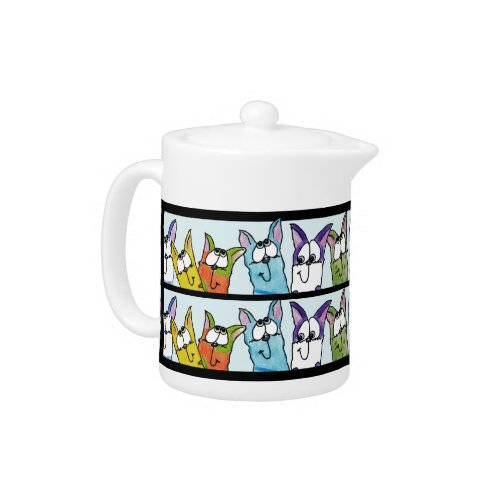 Kitty Lineup_Colorful Cats Teapot