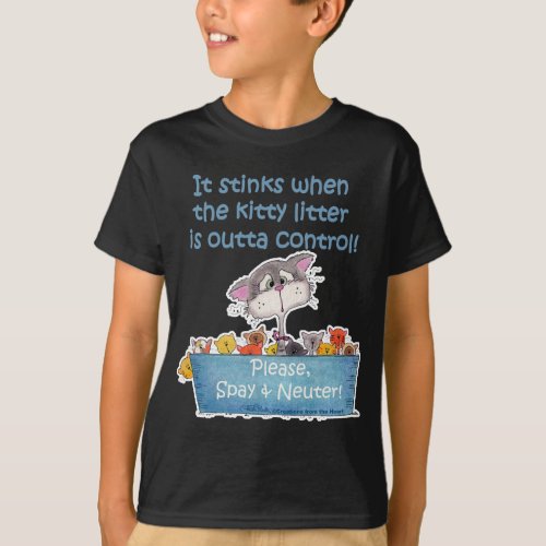 Kitty Litter Stinks T_Shirt