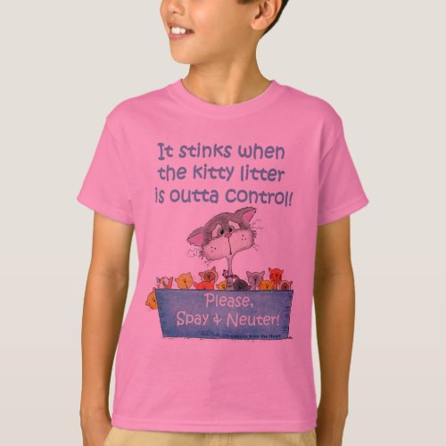 Kitty Litter Stinks T_Shirt