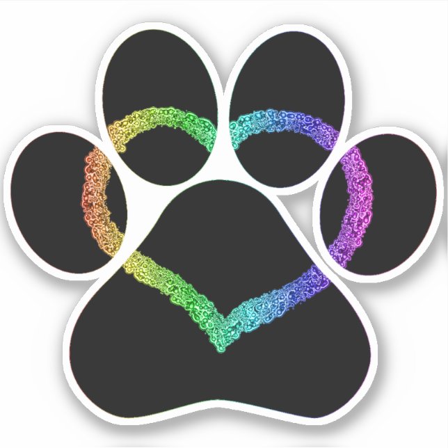 KITTY LOVE Black Sticker (Front)
