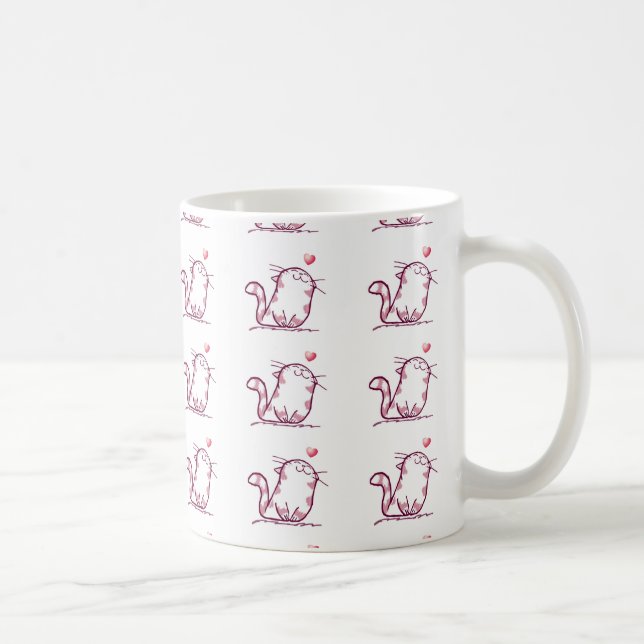 Kitty Love Coffee Mug (Right)