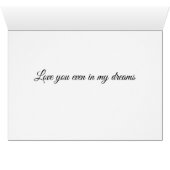Kitty love even in dreams cards (Inside Horizontal (Bottom))