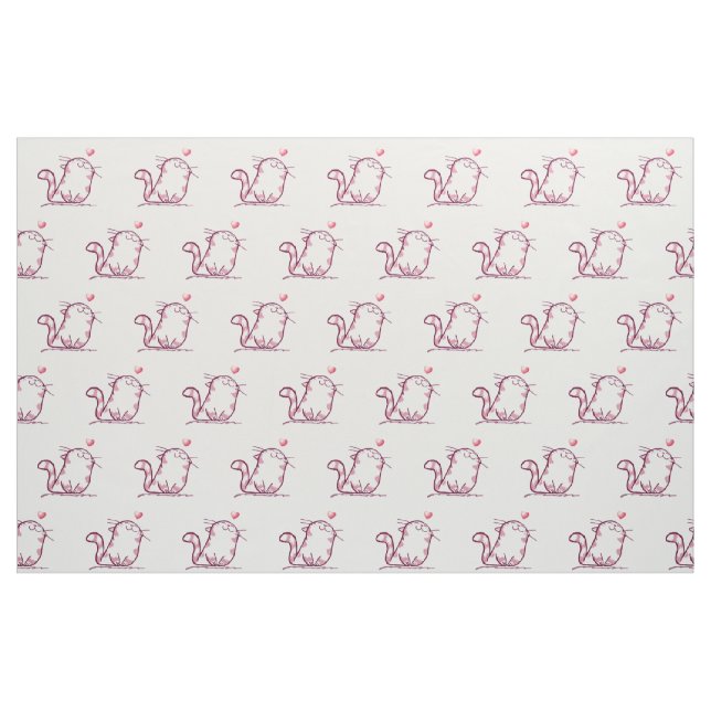 Kitty Love Fabric (Fat Quarter)