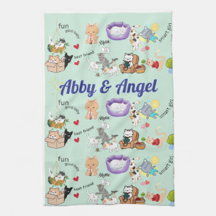 Kitty Love Kitchen Towels