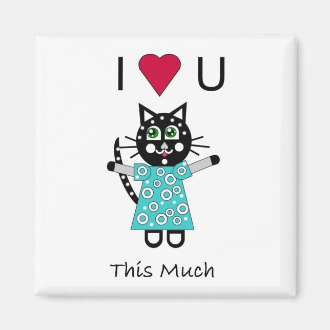 Kitty Love Magnet (Front)