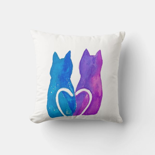 Kitty Love Pillow (Front)