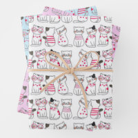 20 Alluring Printable Wrapping Paper - Kitty Baby Love