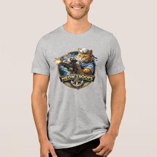 Kitty Marines.  Tri-Blend Shirt